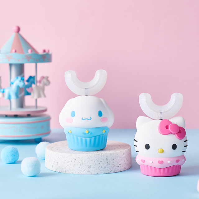 Youle NETTEC-Children's U-shaped electric toothbrush-Hello Kitty and Cinnamoroll